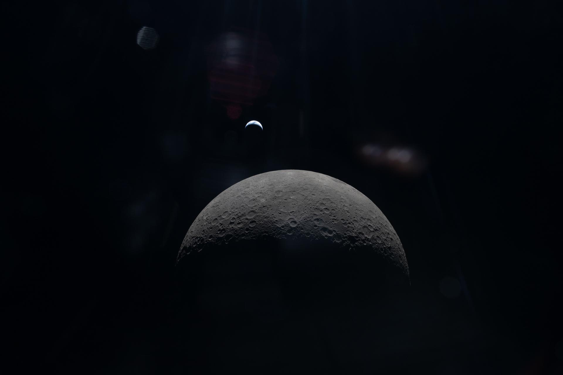 Lunar Flyby view